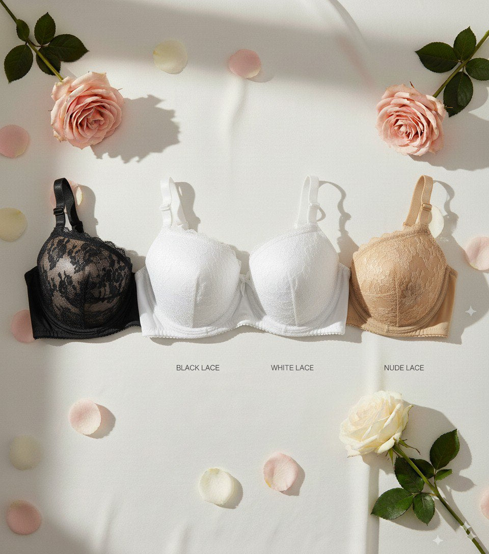 3 Piece Dantel bra