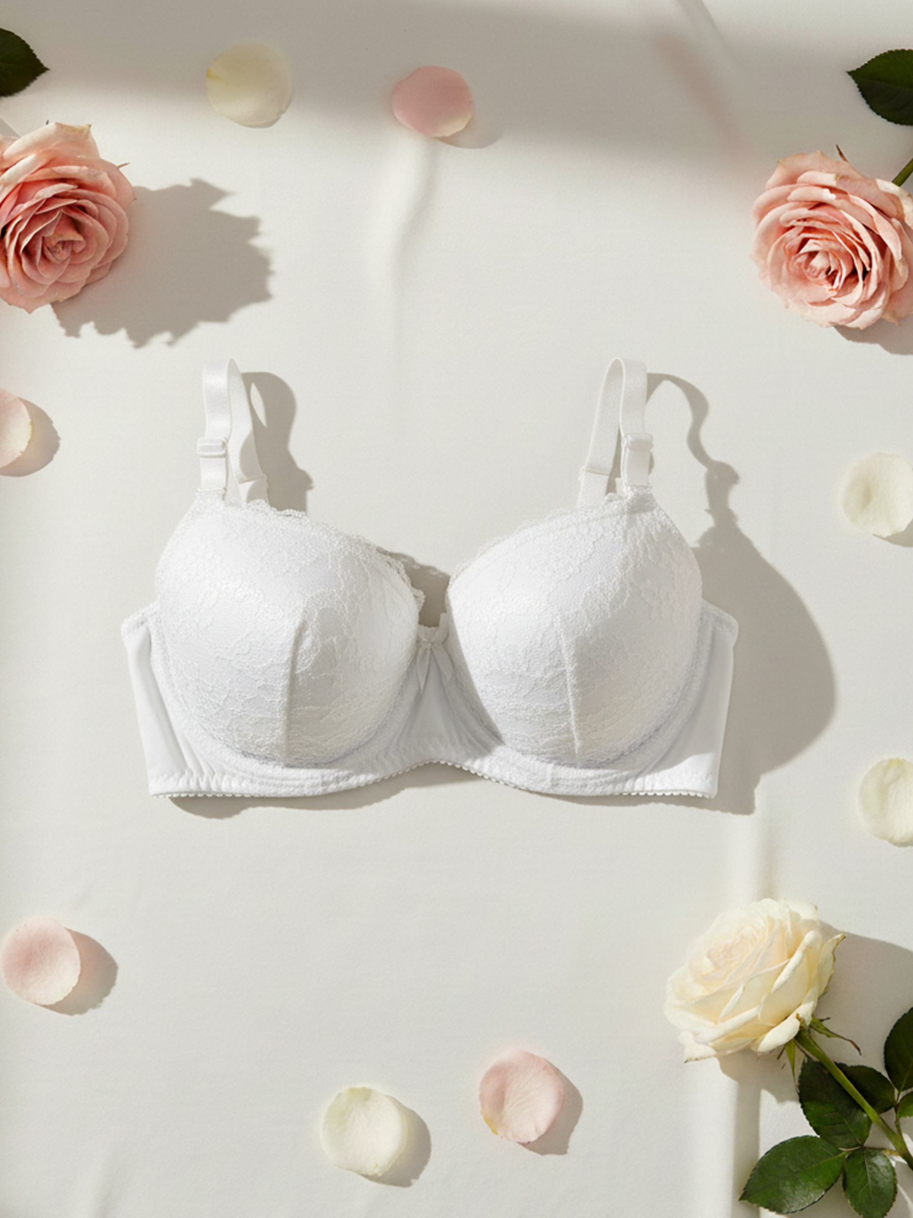 Dantel White Bra