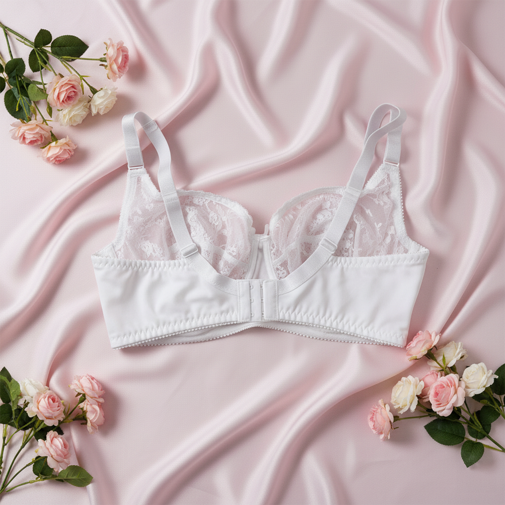 Minimizer dantail non padded White Bra