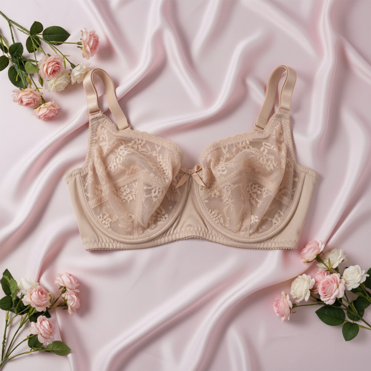 Minimizer dantail non padded Beige Bra