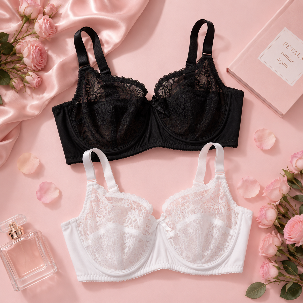 2 Pcs minimzer Dantali not padded bra